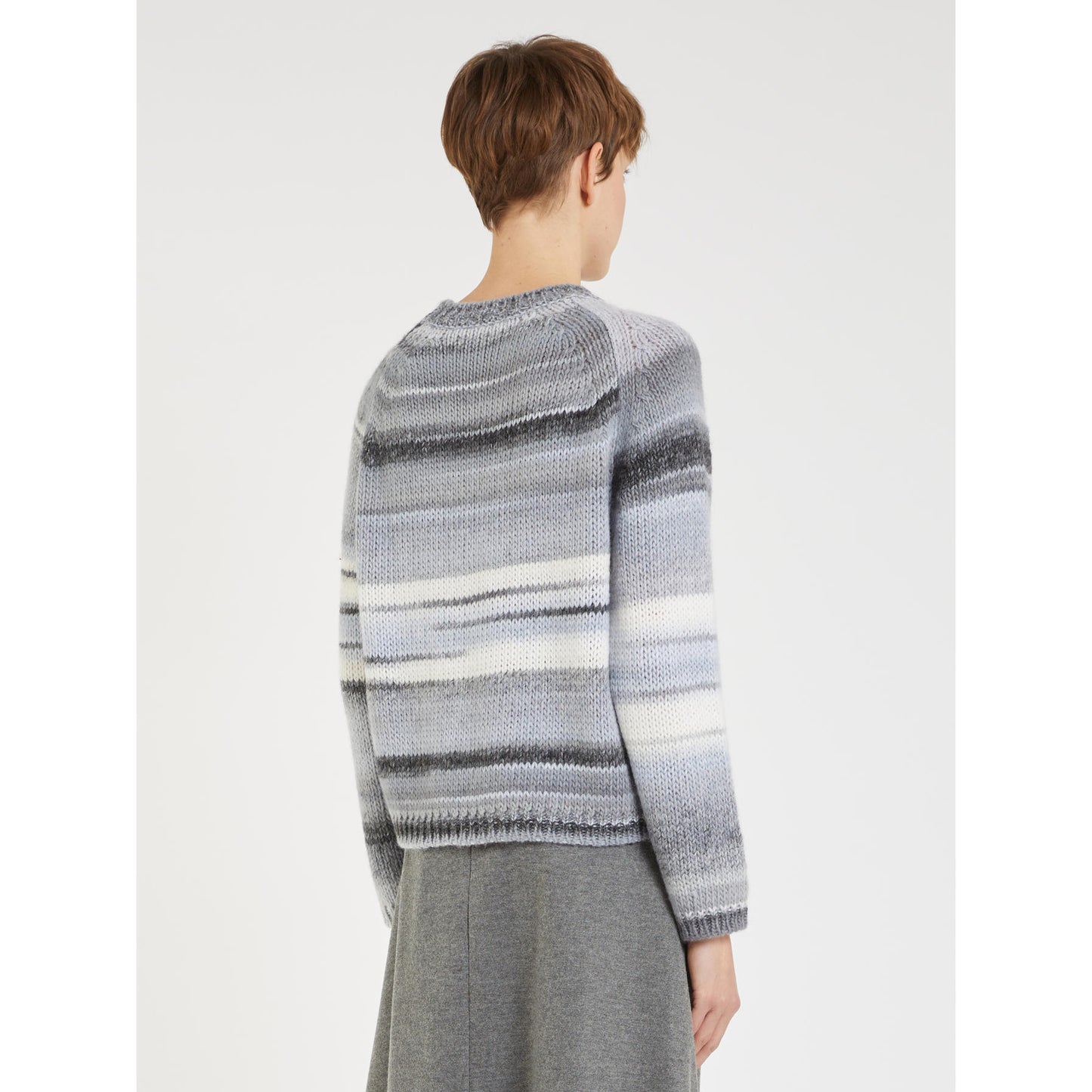 i Blues - Maglia Alpac in Lana Vergine Grey - 1186714