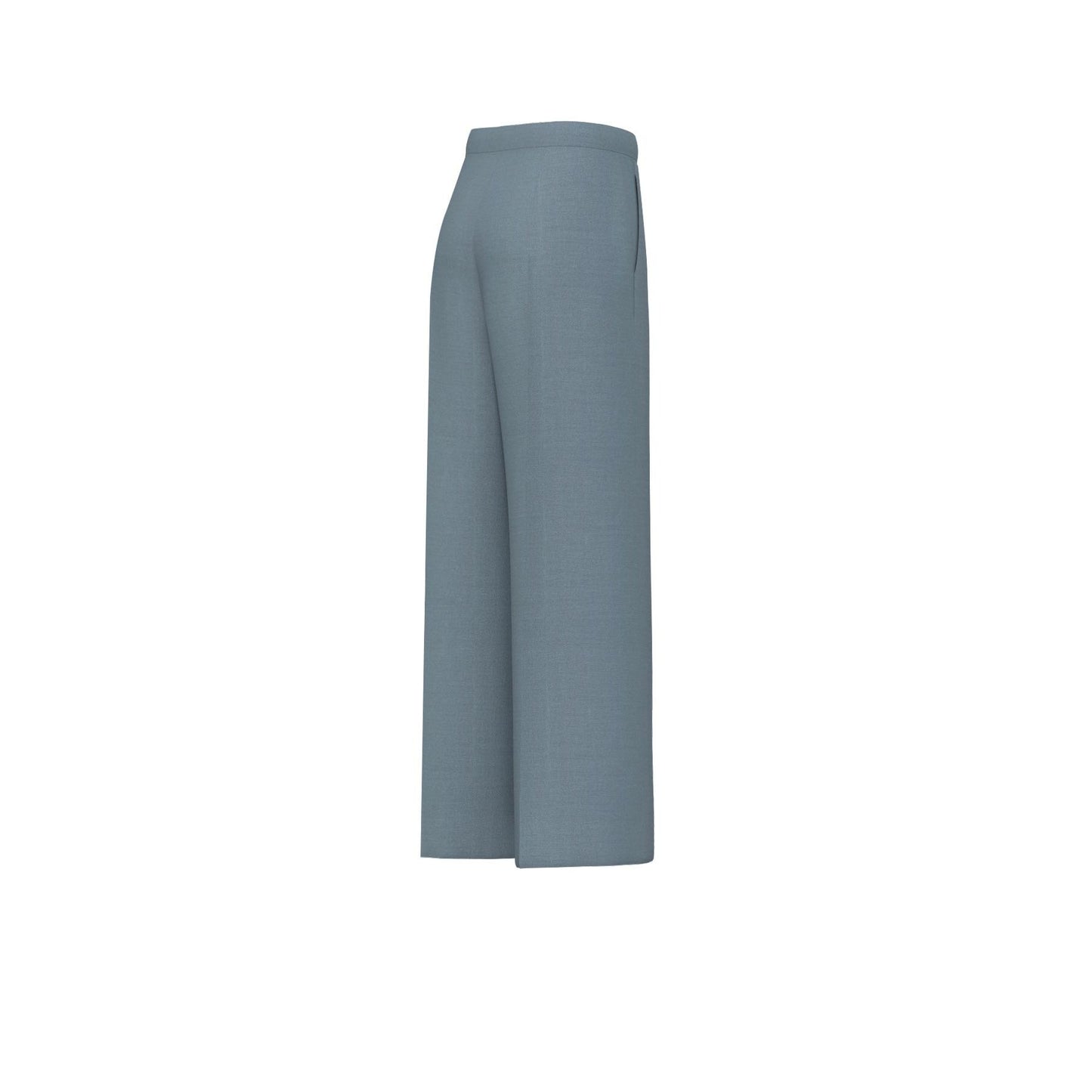 EMME MARELLA 1 EMMALCUNO Pantaloni dritti in twill di misto lino