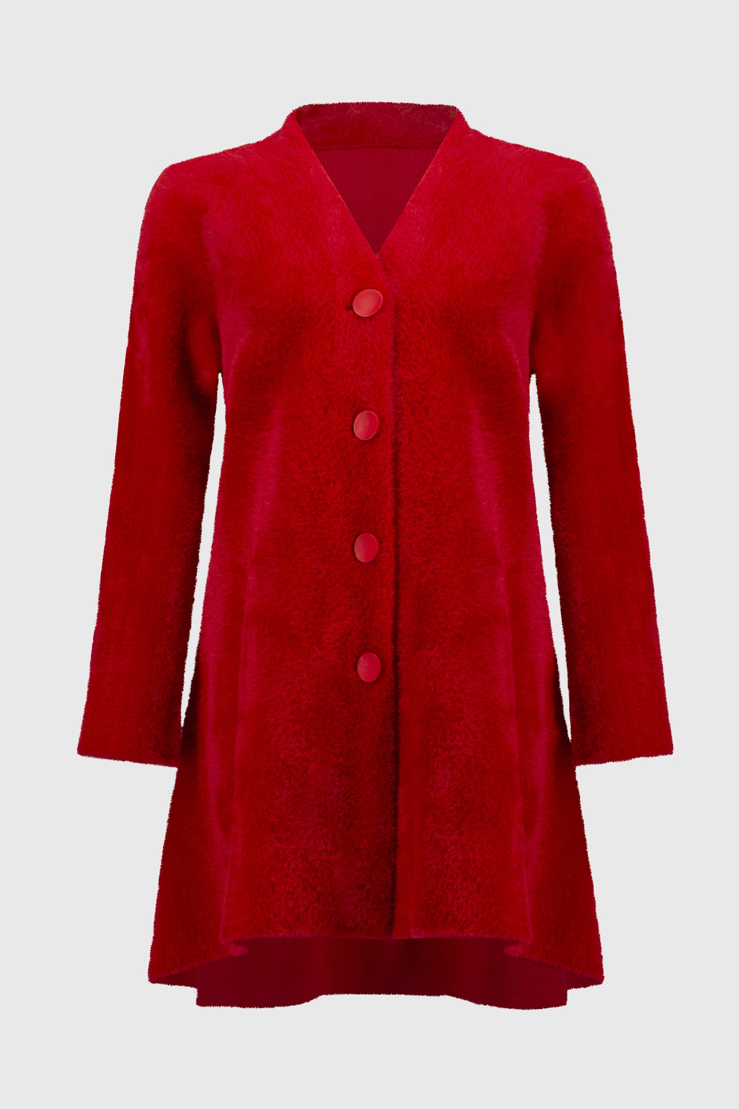 Joseph Ribkoff - Cappotto Monopetto Rosso - 234906