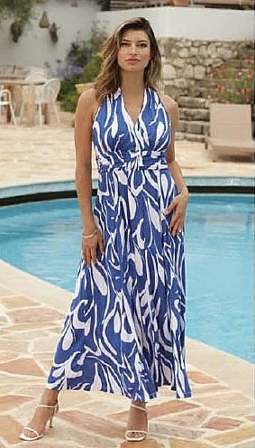 Pomodoro - Abito Azzurro Sky Elegance - 2417251