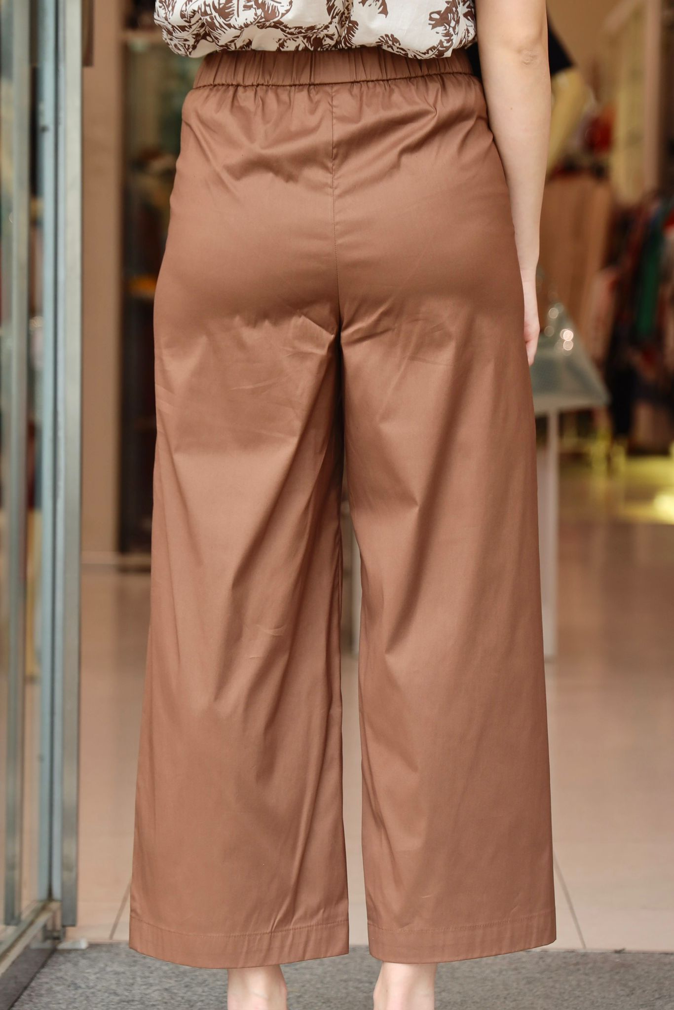 iBlues - Pantalone Popeline Tabacco - FAVILLA1