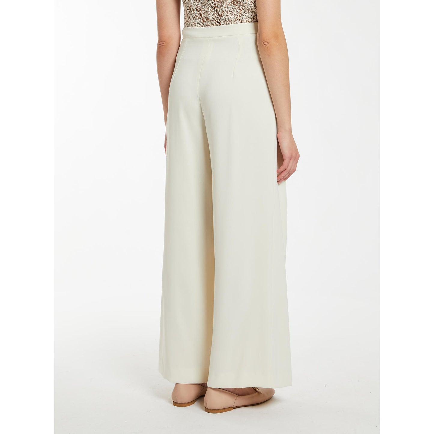iBlues - Pantalone Wide Leg Nero - GINSENG