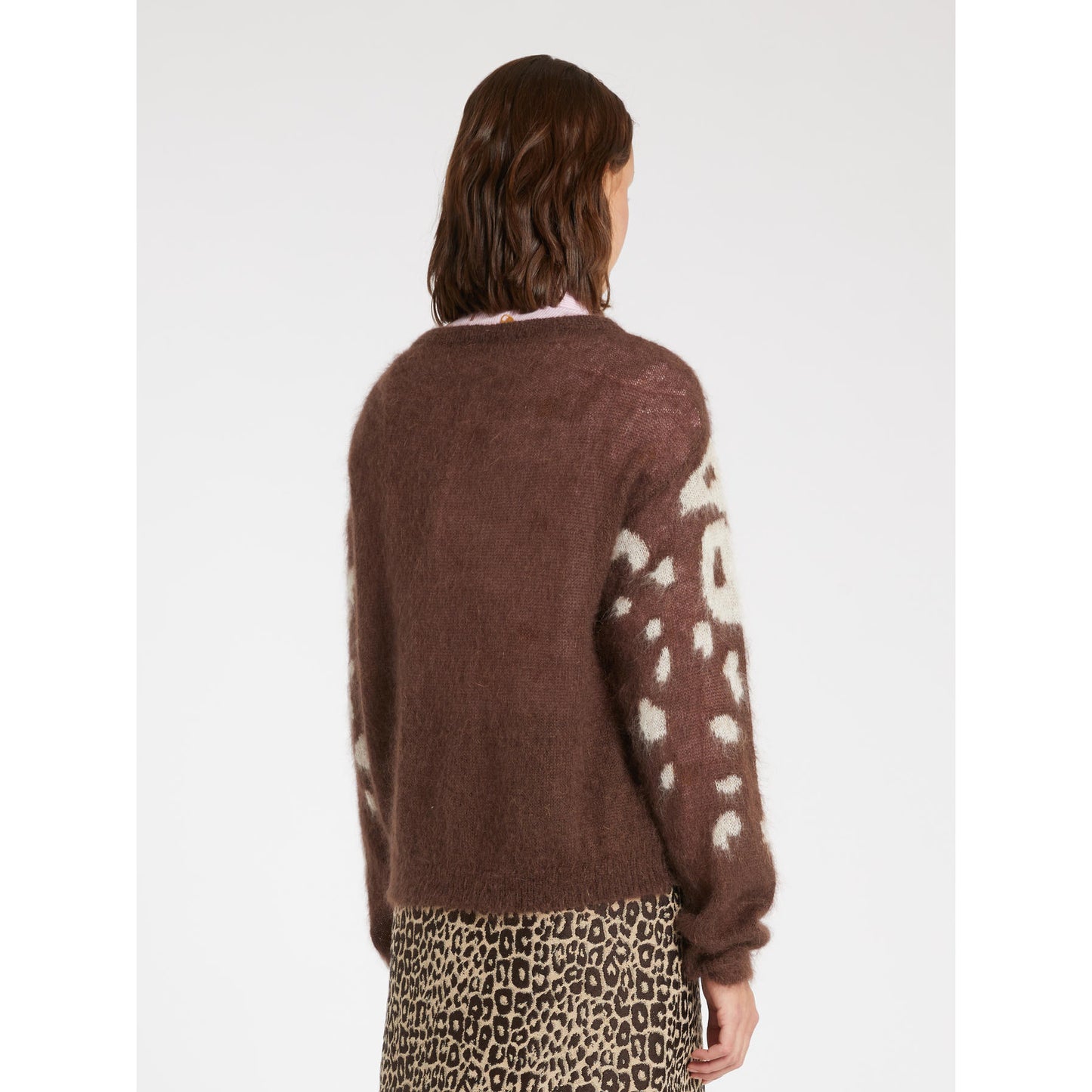 i Blues - Maglia Donnola in Mohair Moro - 2887651