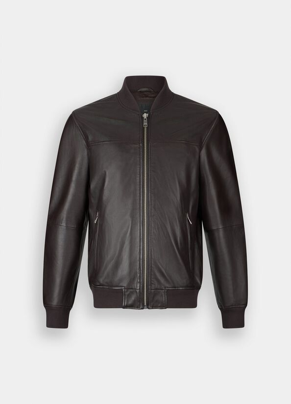 liu jo uomo BOMBER LEATHER