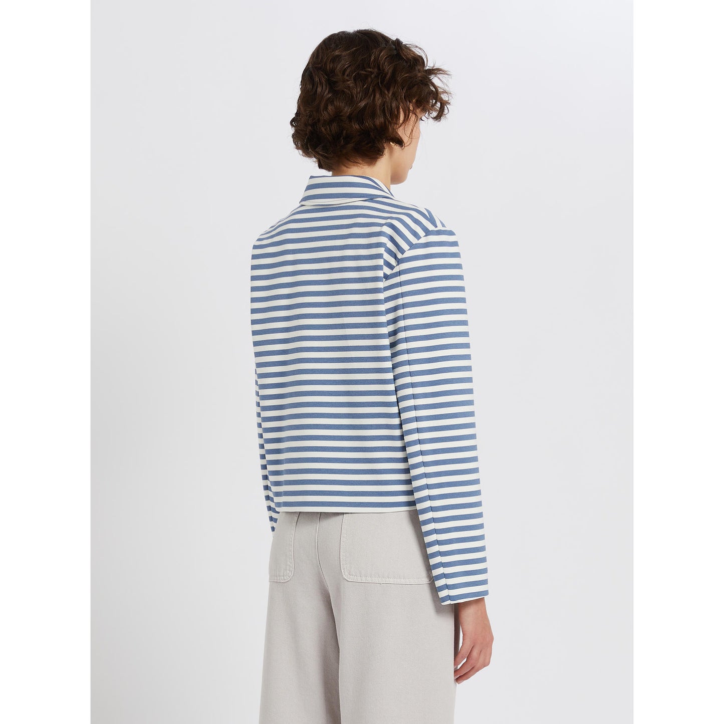 iBlues - Giacca Boxy Jersey Avio - CIRCE