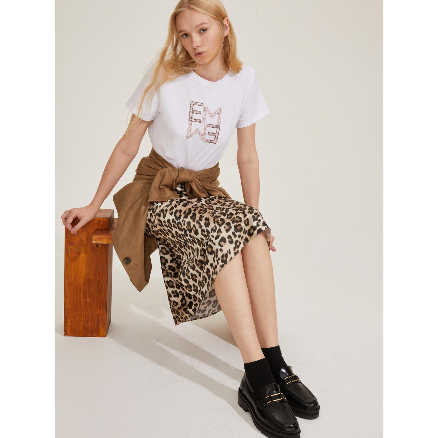 Emme Marella - Gonna Midi Animalier - ORACOLO