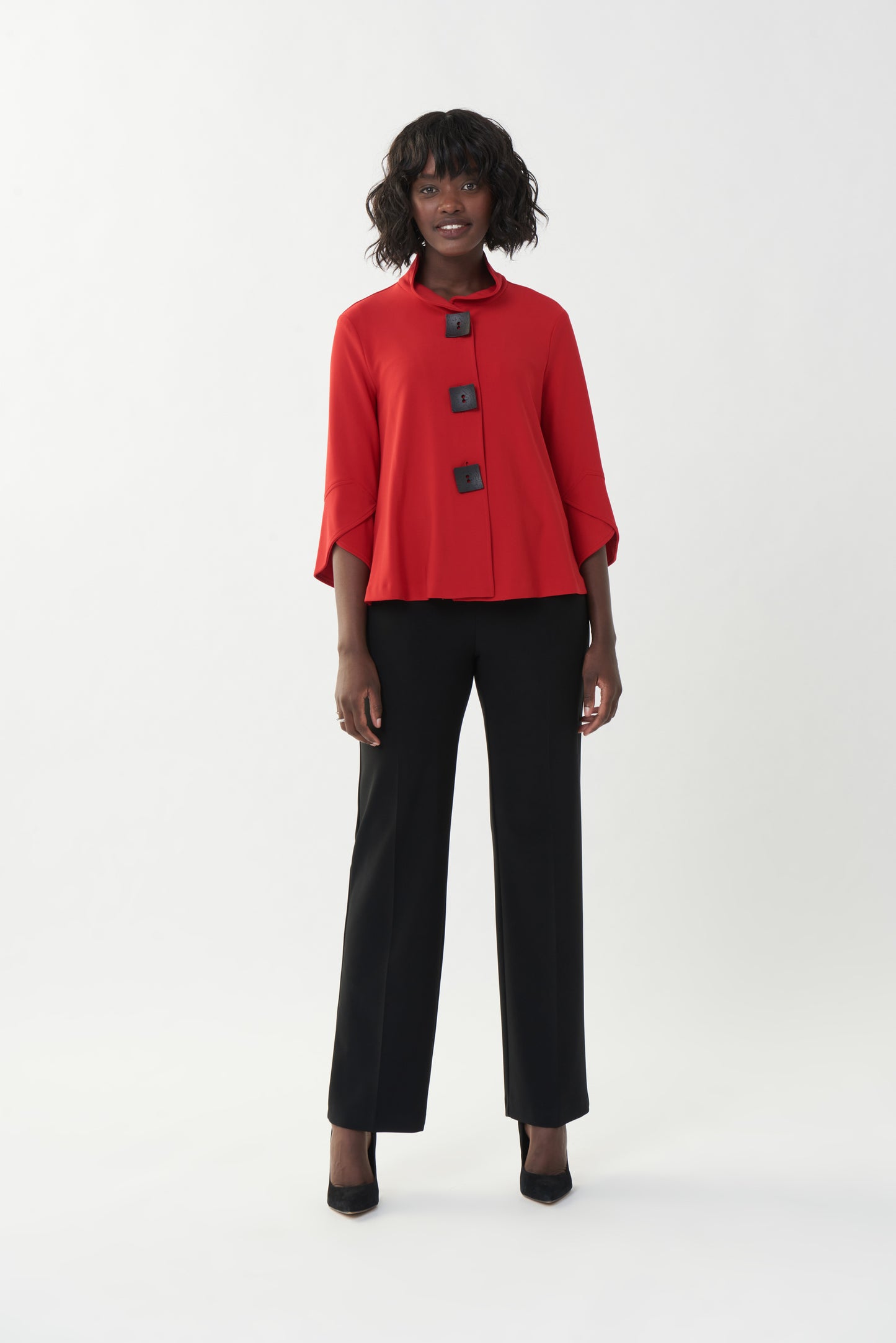 Joseph Ribkoff - Pantalone Nero Pull-on Classic Fit - 3181087