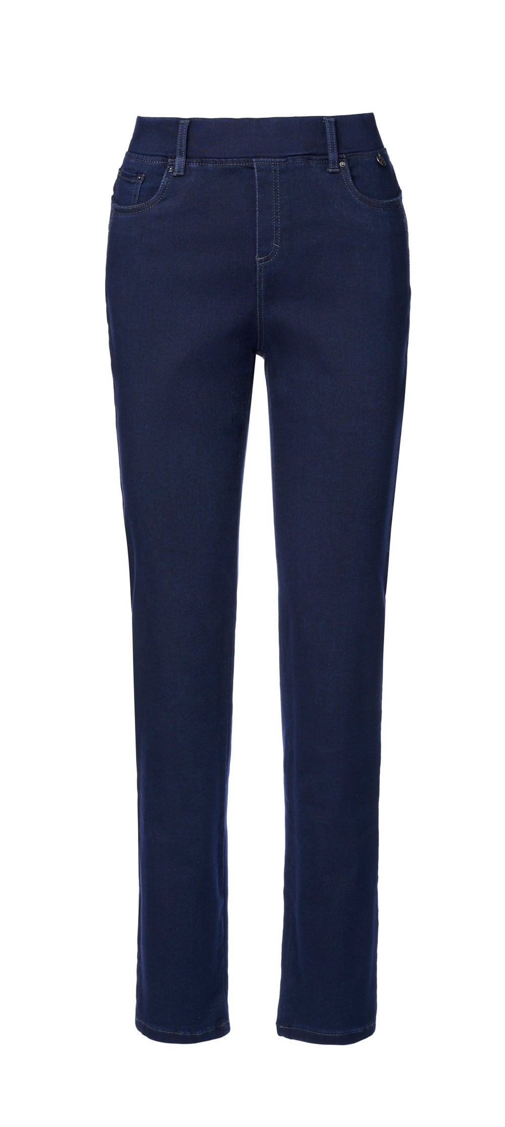 Anna Montana - Pantalone Slim Leg Nero Profondo - 6993967