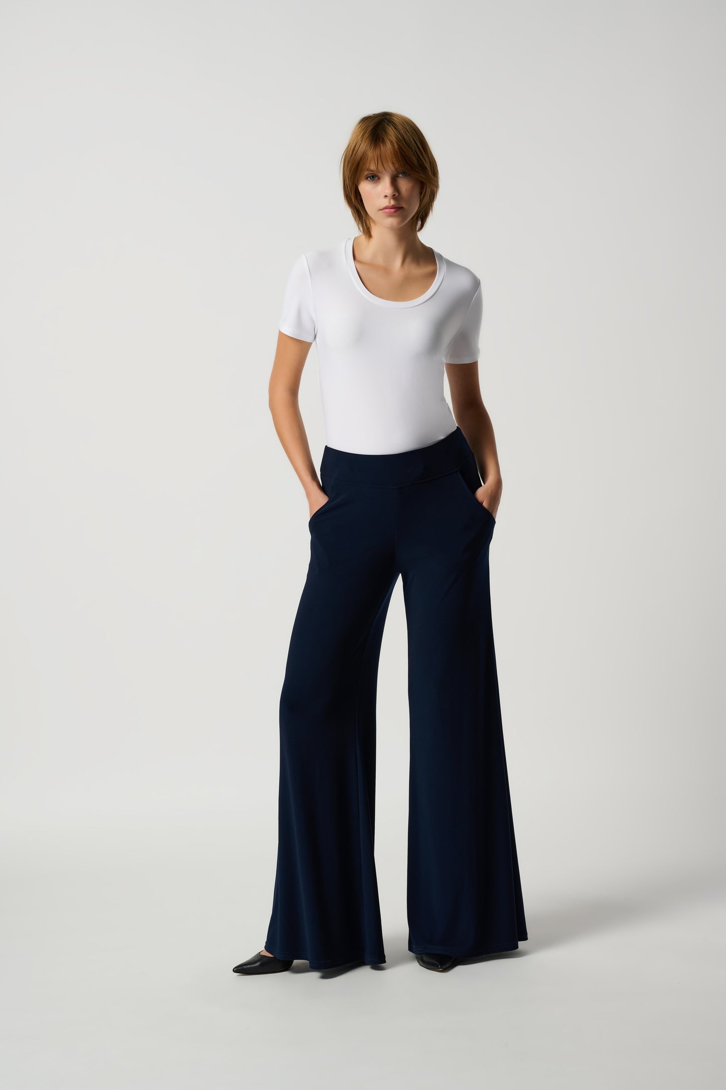 Joseph Ribkoff - Pantalone Palazzo High-Waist - 161096