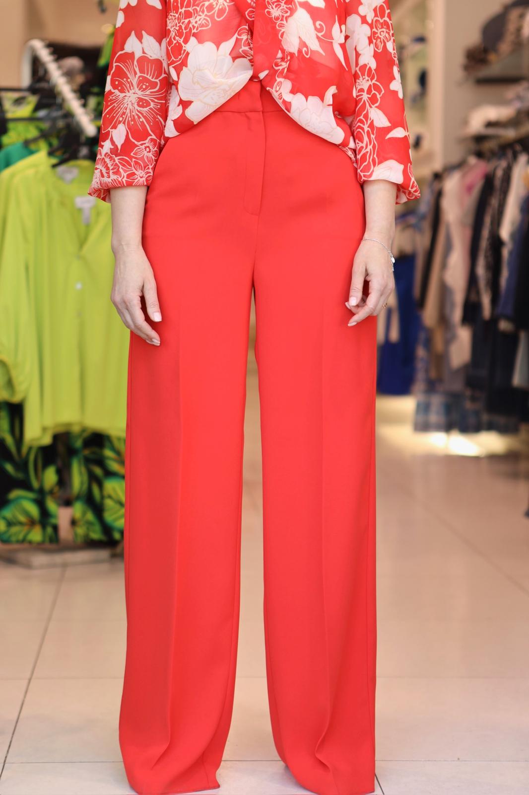 Emme Marella - Pantalone Crepe Satin - REBBIO2