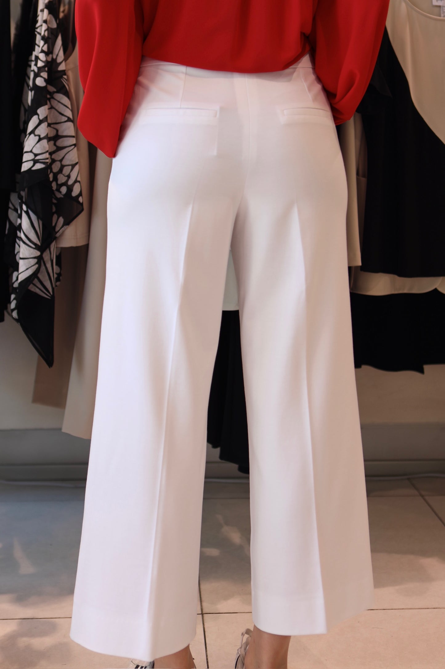 iBlues - Pantalone Wide Leg Bianco - LIRA