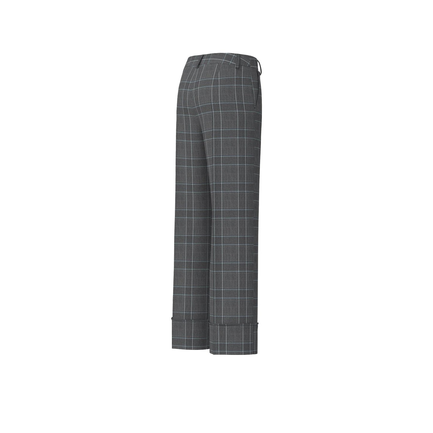 Emme Marella 2 - Pantaloni in Gabardina con Risvolto Alto - 7235579