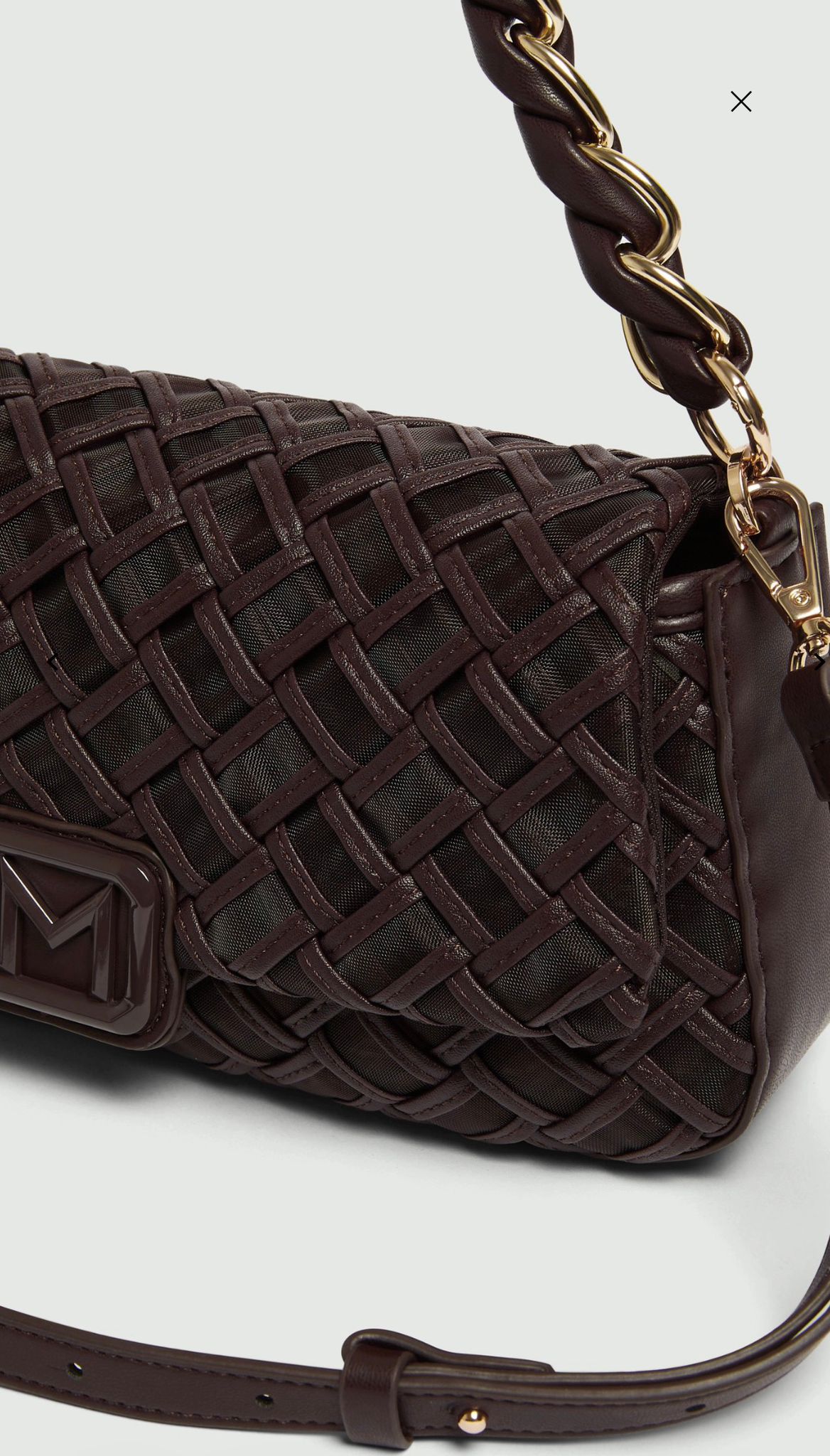 MARELLA Accessori 1 MLAEMILY Borsa Le Muse medium con intreccio TESTA DI MORO