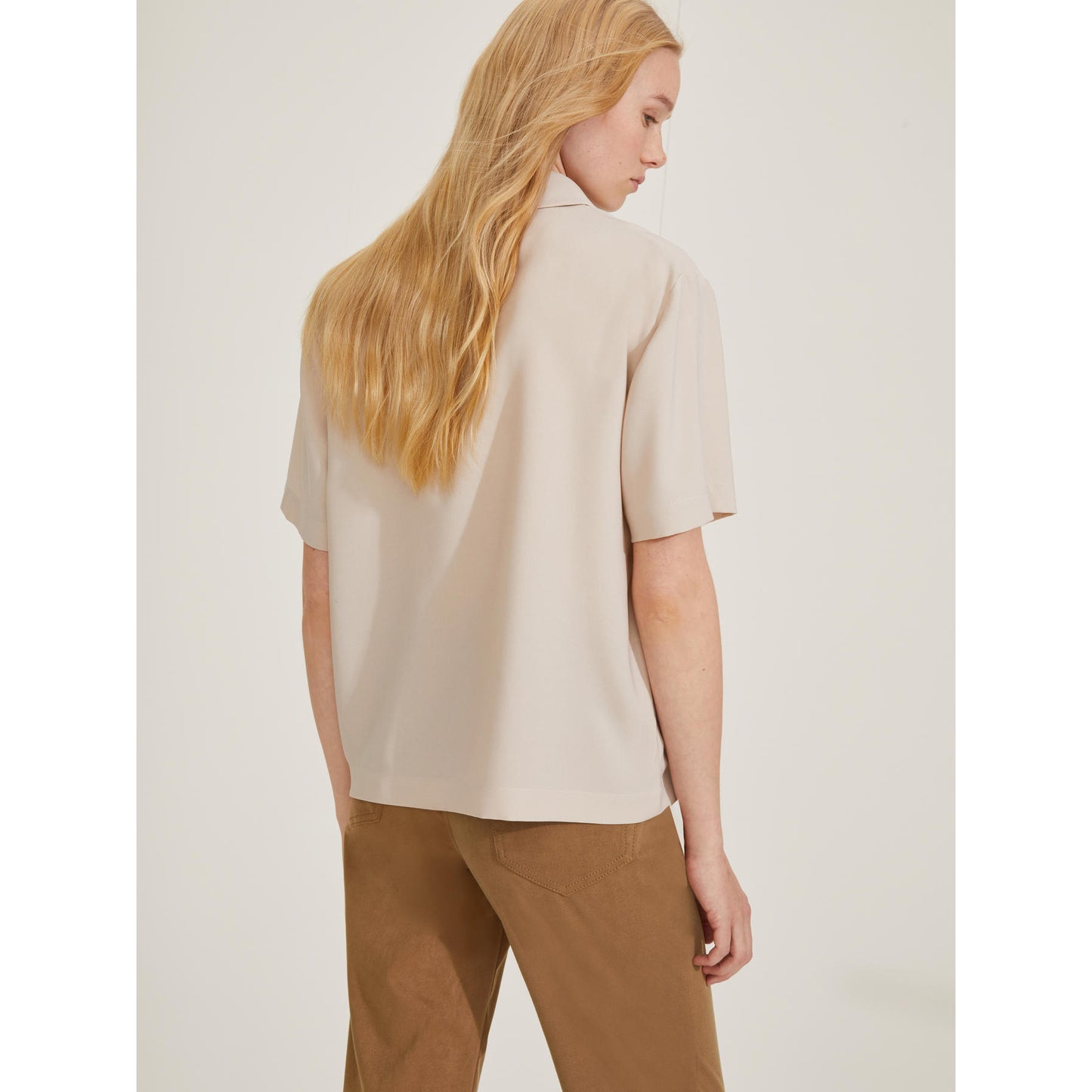 Emme Marella - Blusa Boxy Gesso - TEVERE
