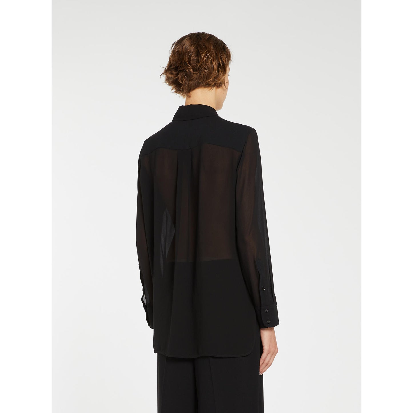 Marella ART.365 - Camicia Georgette Nera - ENTRY