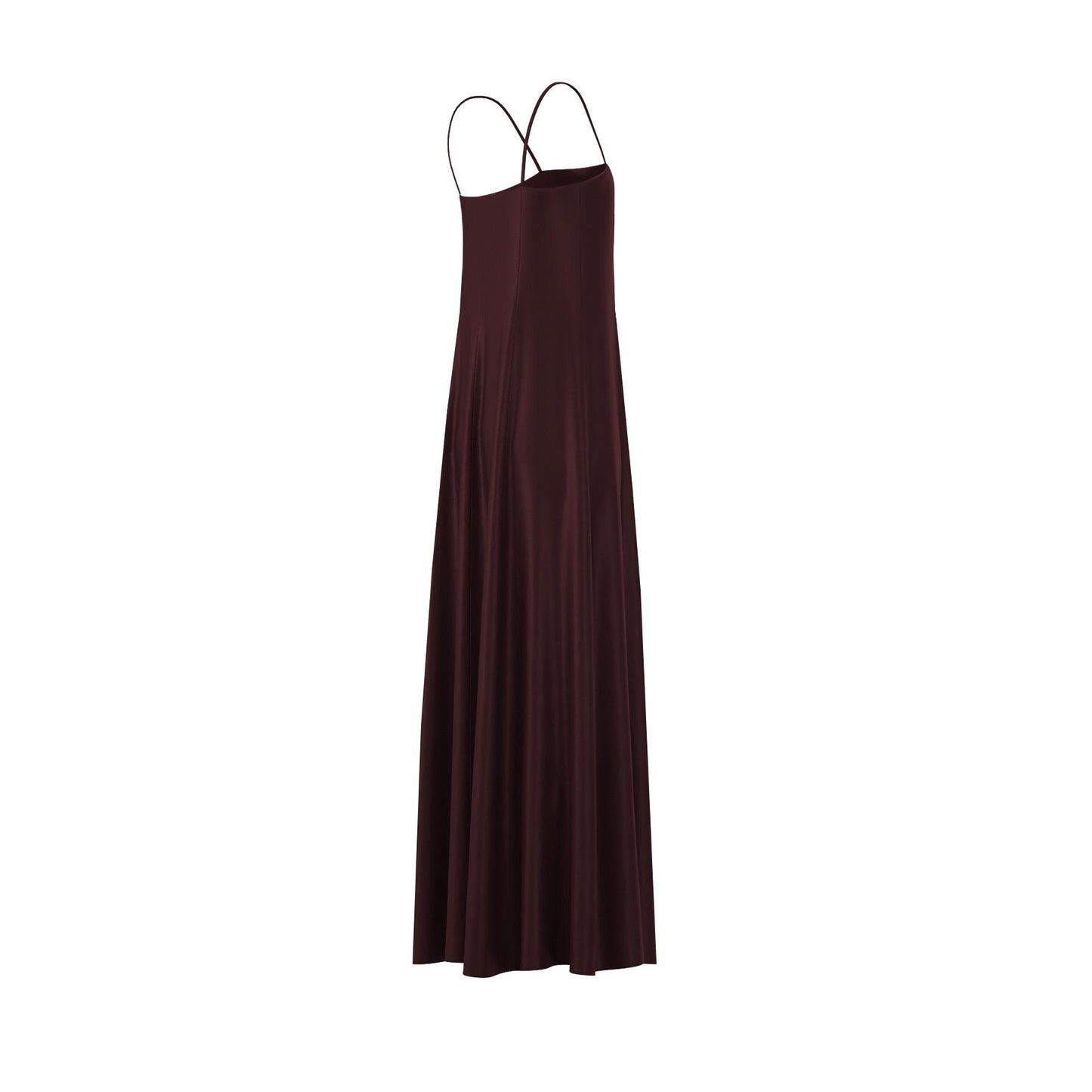 Emme Marella - Abito Satin Rubino - CHRISTINE
