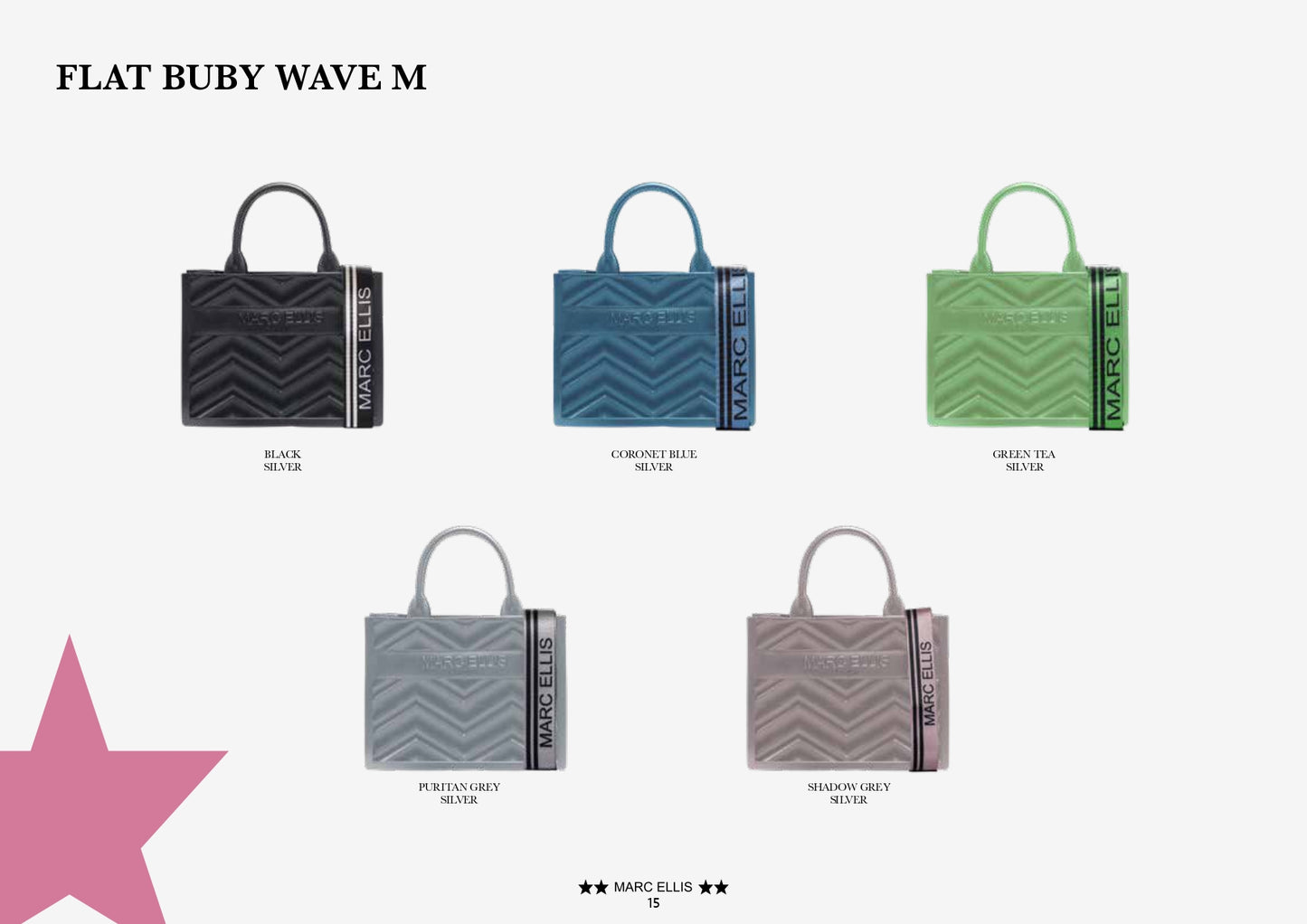 Marc Ellis - Borsa Buby Wave Nero - BUBY-WAVE