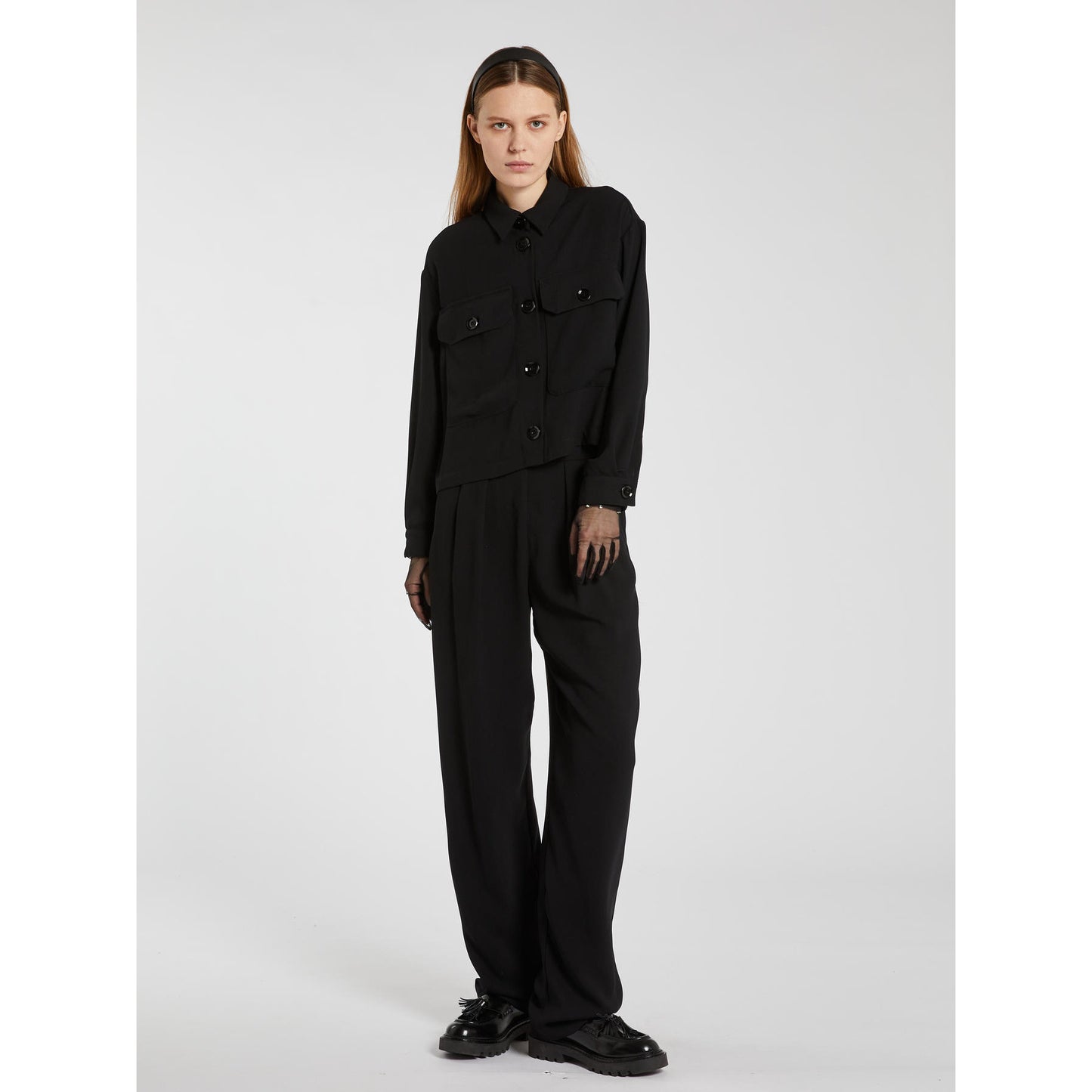 iBlues - Pantalone Fluido Nero - CARSO