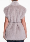 Alessia Santi - Gilet Strutturato Color Cemento - 5841789