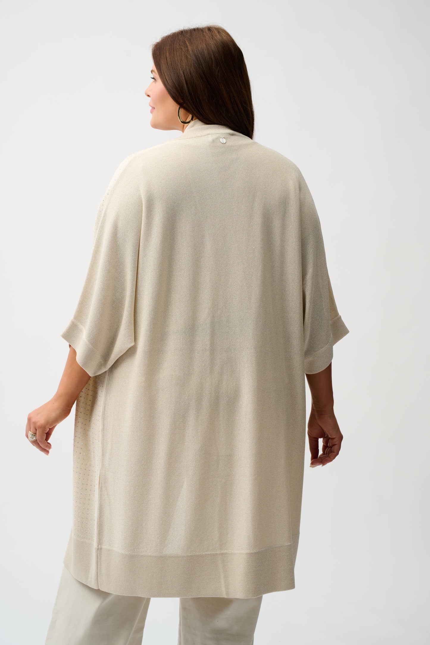 Joseph Ribkoff - Soprabito in Maglia con Dettagli Scintillanti - 5901399