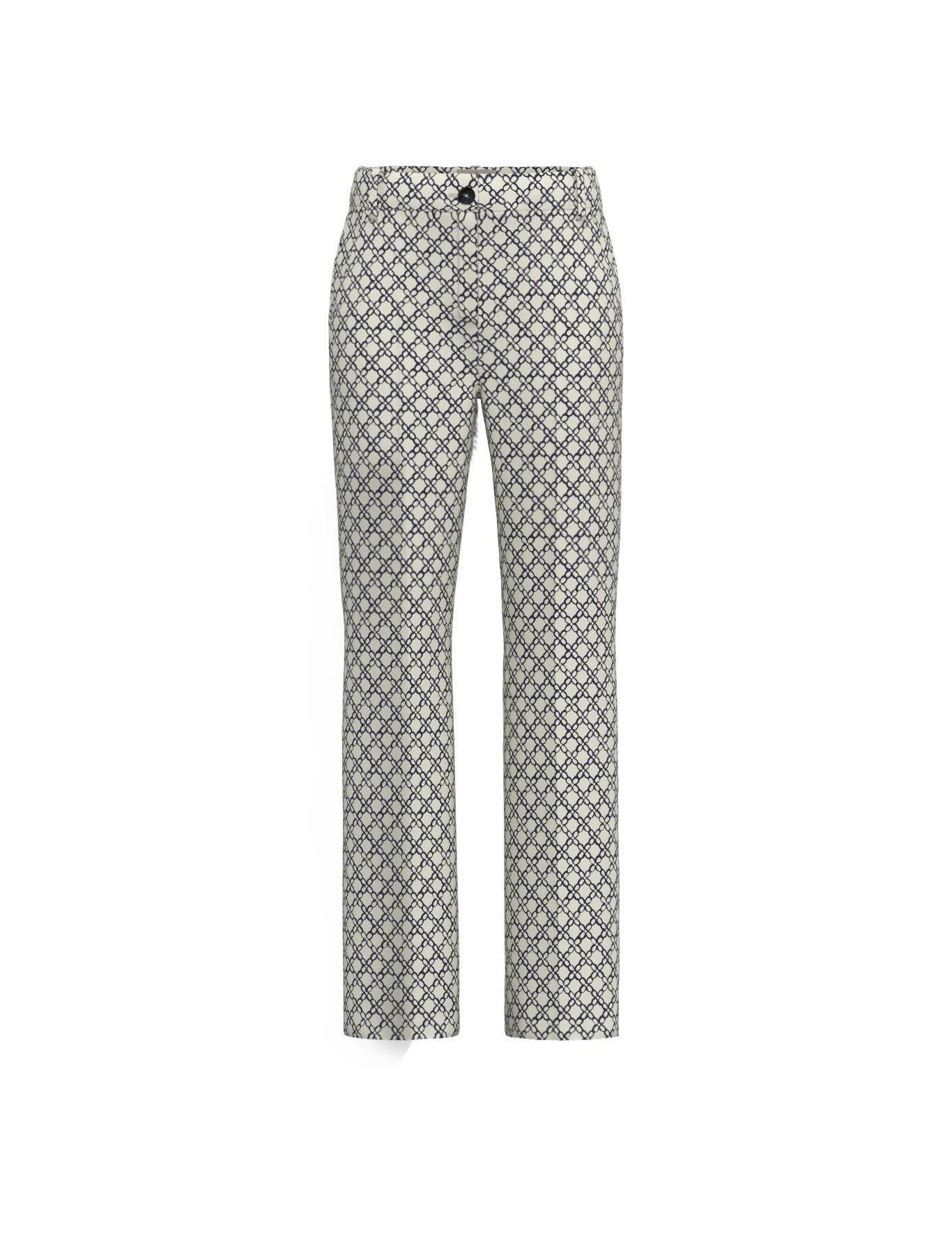 EMME MARELLA 1 EMMCLASSI Pantalone flare in cotone stretch