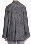 Alessia Santi - Giacca Blazer Microfantasia Nero Bianco - 6291259