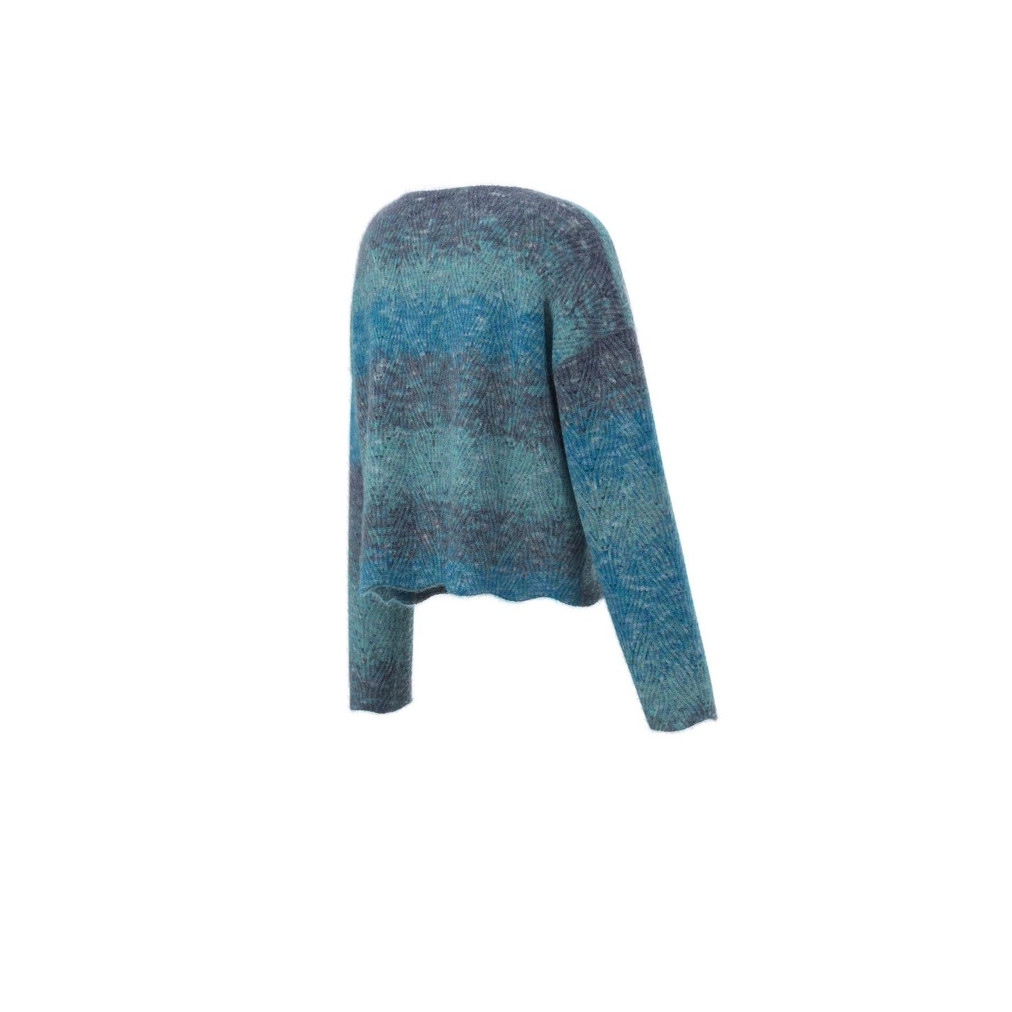 Emme Marella 2 - Maglia Jacquard in Alpaca e Mohair Sfumato - 8246941