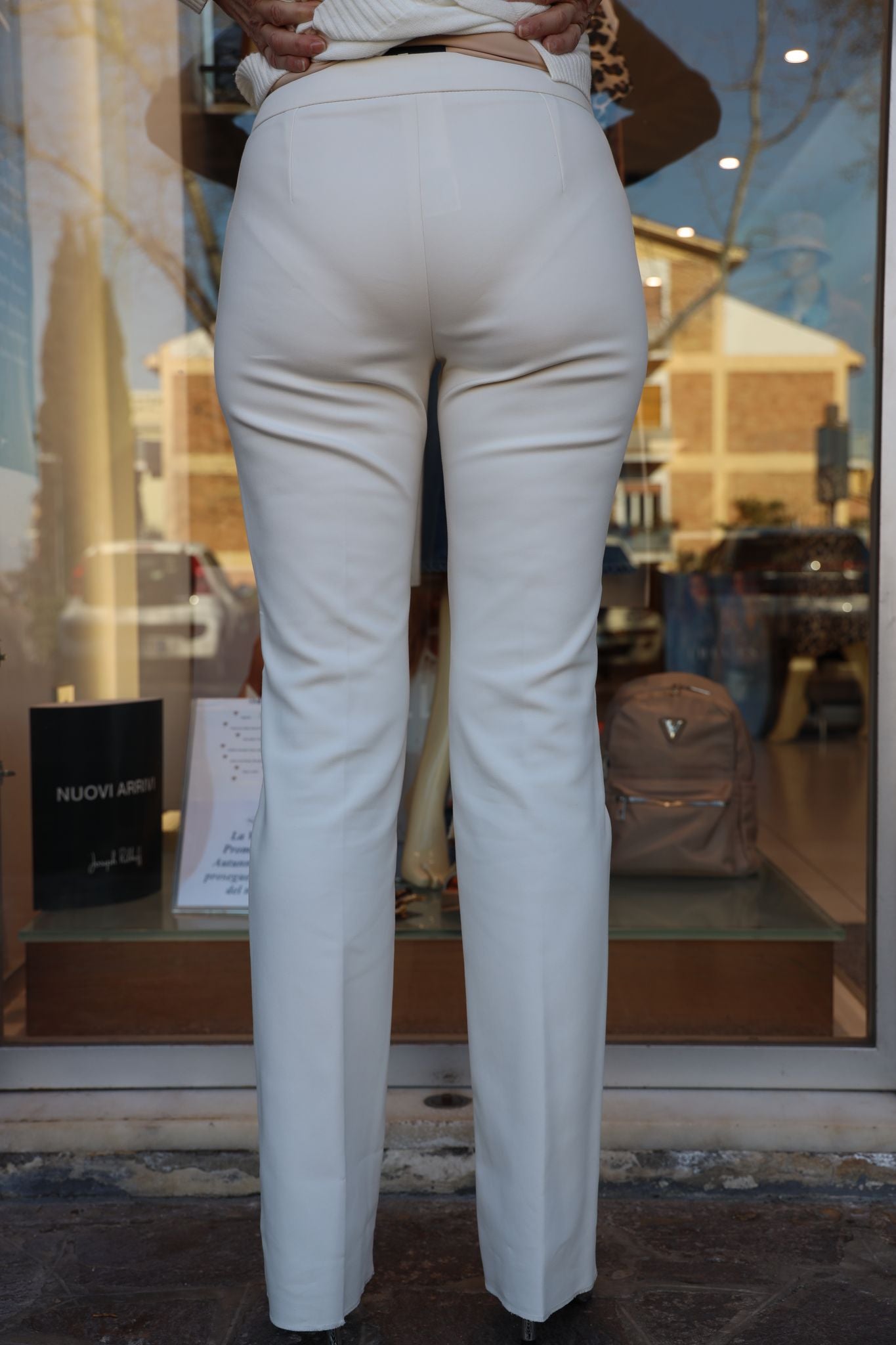 Emme Marella - Pantalone Semi-Flare Burro - HELIER2