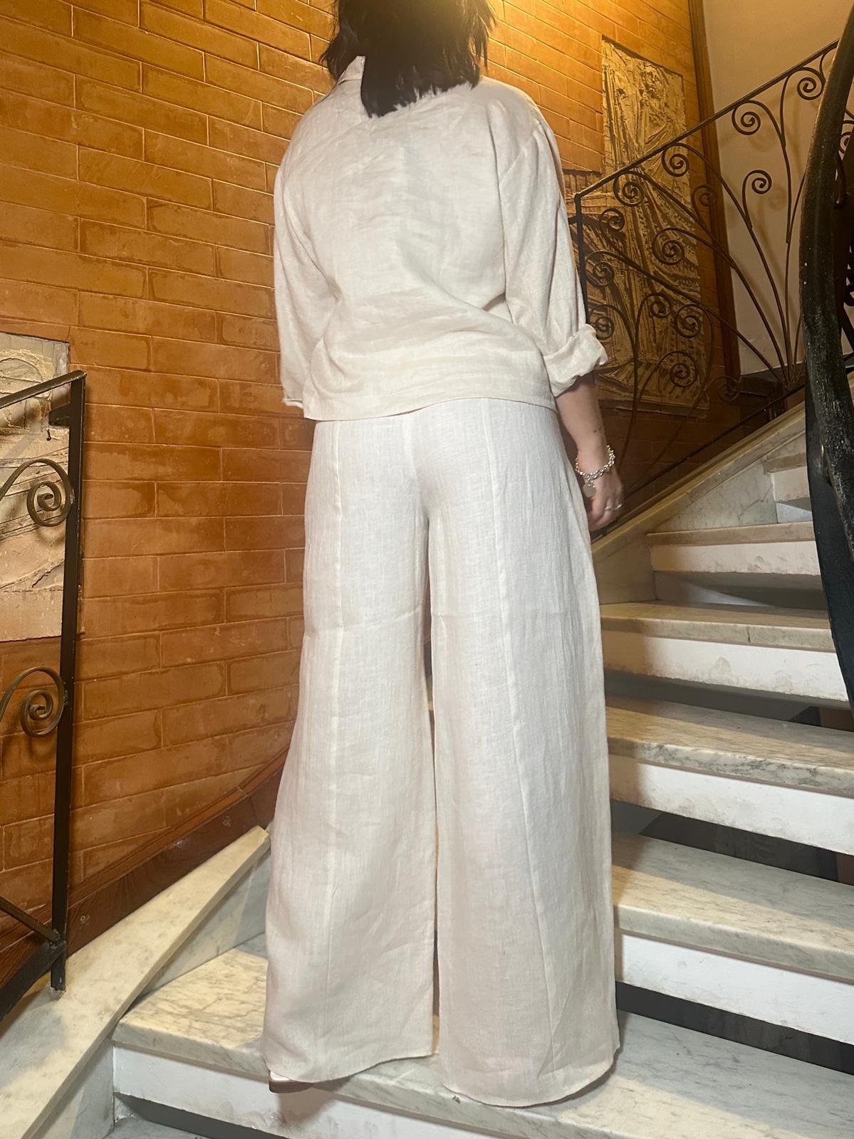 Emme Marella - Giacca-Camicia in Lino - MERCE