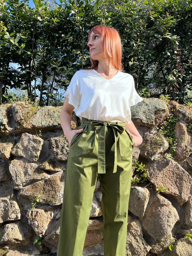 Maria Bellentani - Maglia Viscosa Latte - 4057