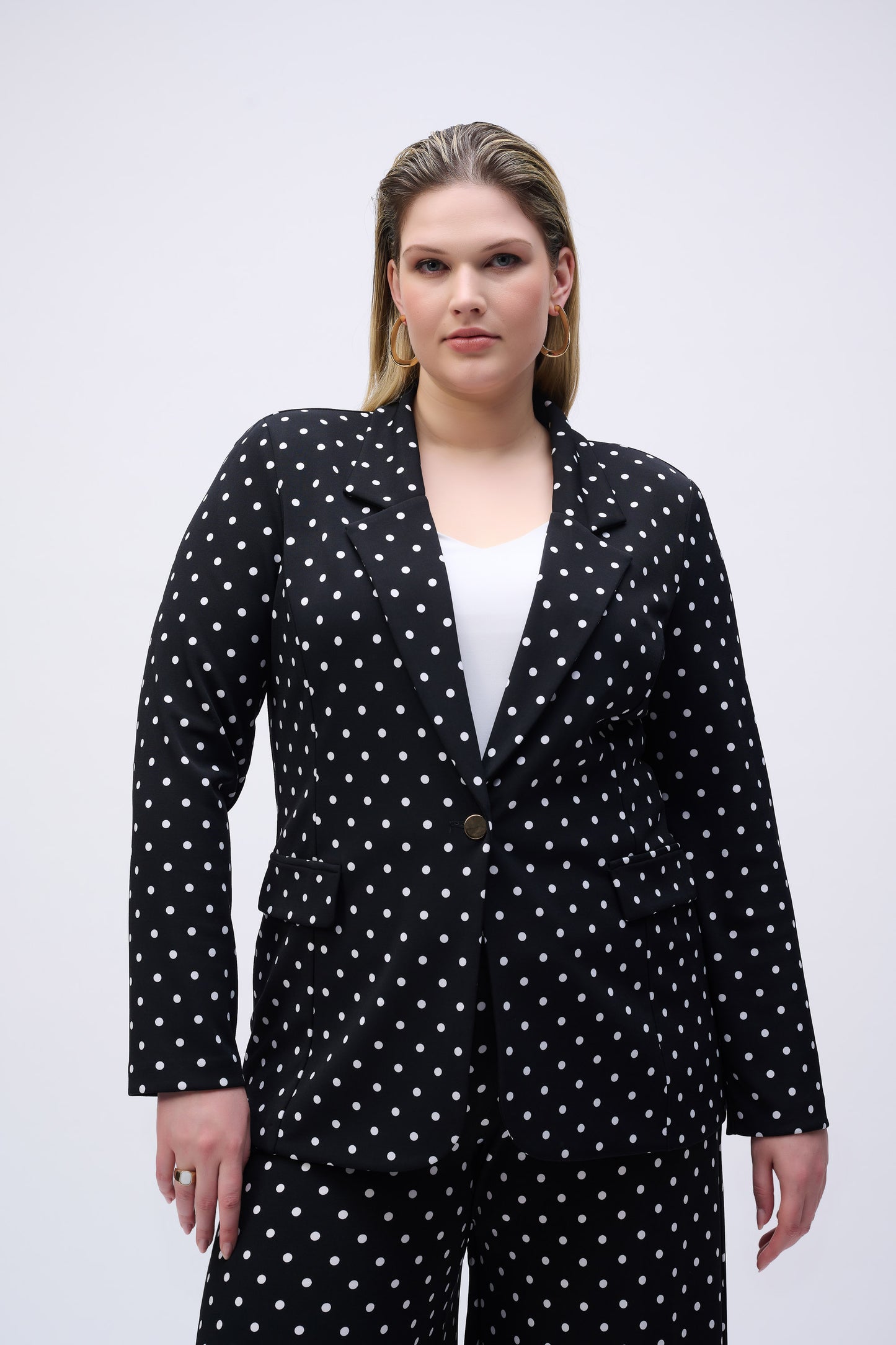 Joseph Ribkoff - Blazer a Pois con Cintura - 251051