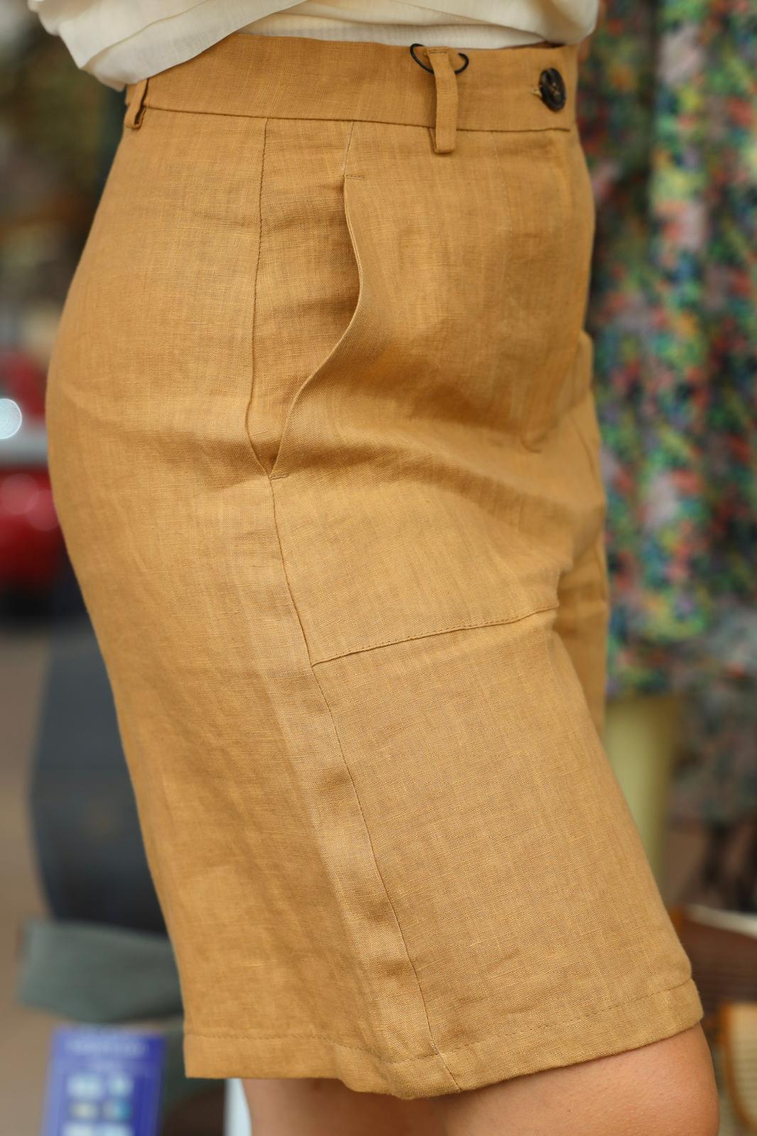Emme Marella - Shorts in Lino Minimal - JUSY