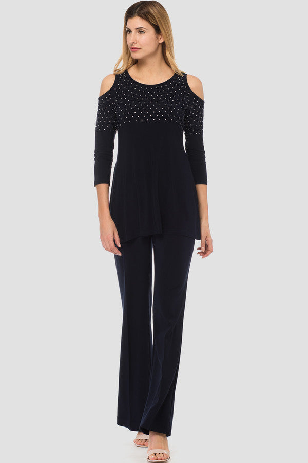 Joseph Ribkoff - Top Smanicato Vaniglia - 202386