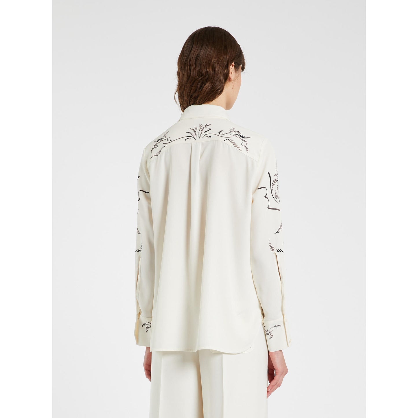 Marella ART.365 - Camicia Satin Foliage - YACHT