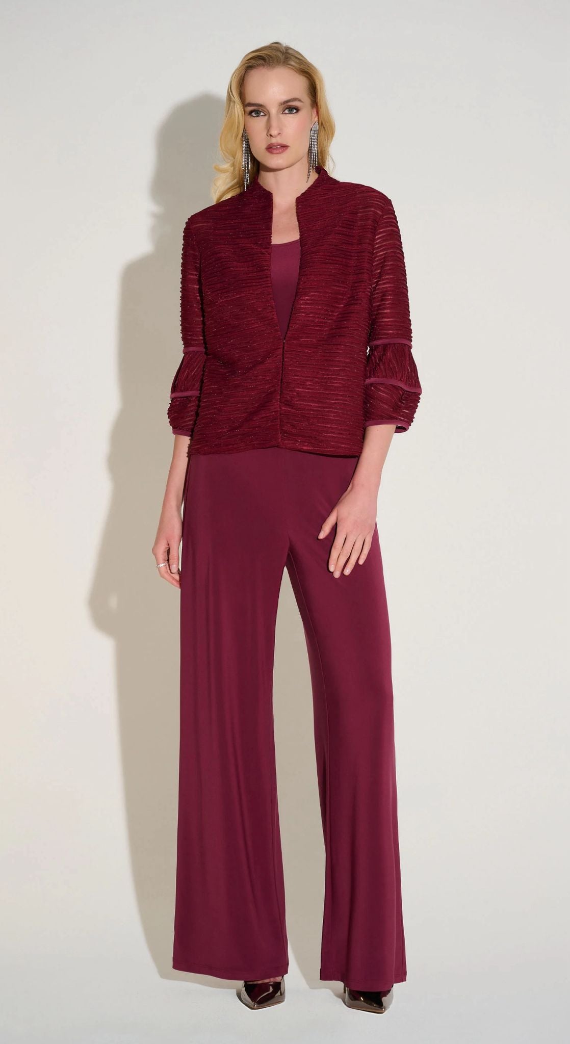 Joseph Ribkoff - Pantalone Slim Merlot - 8731114