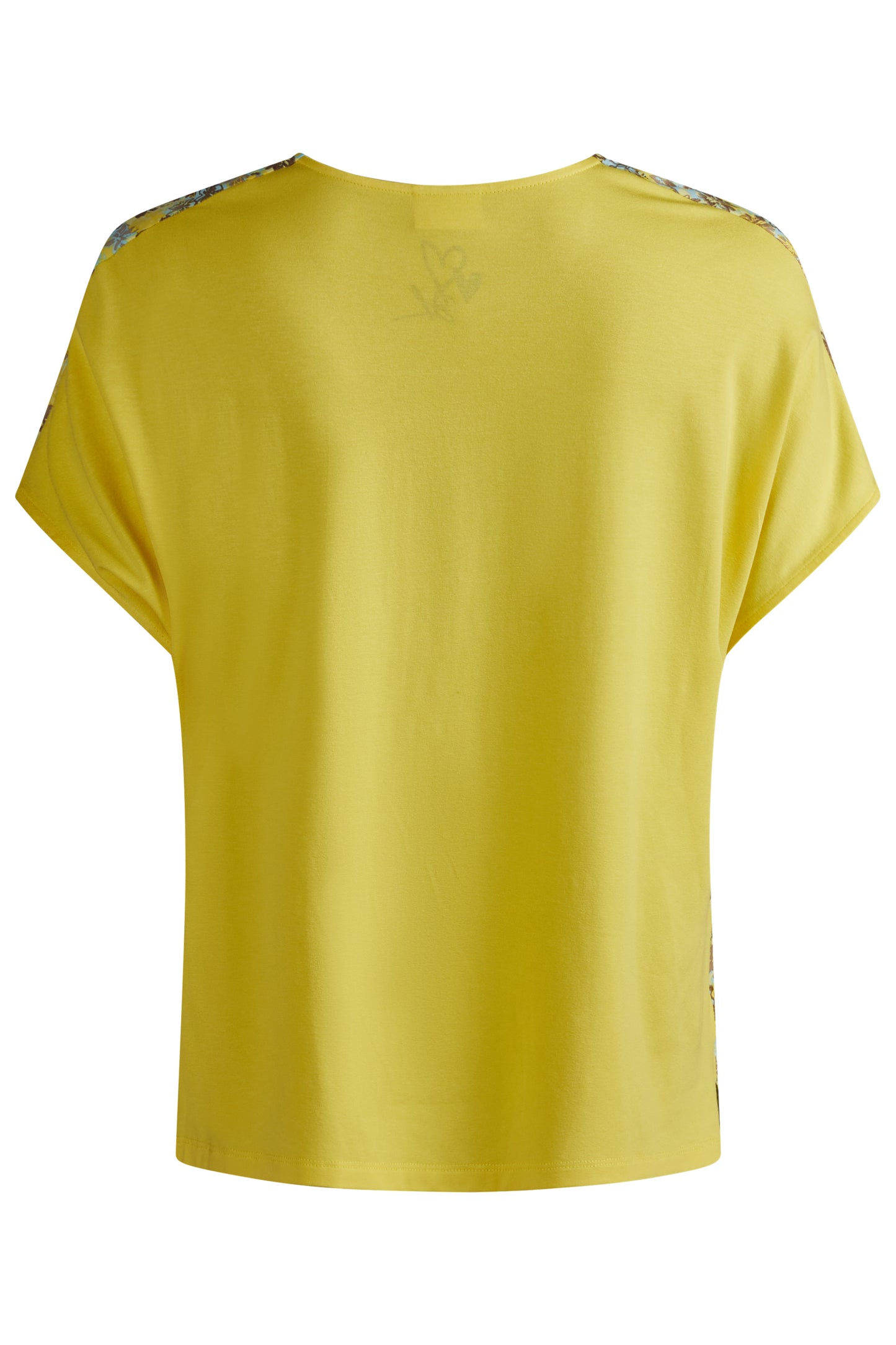 Lebek Fashion - T-shirt Giallo/Tabacco Print - 9060254