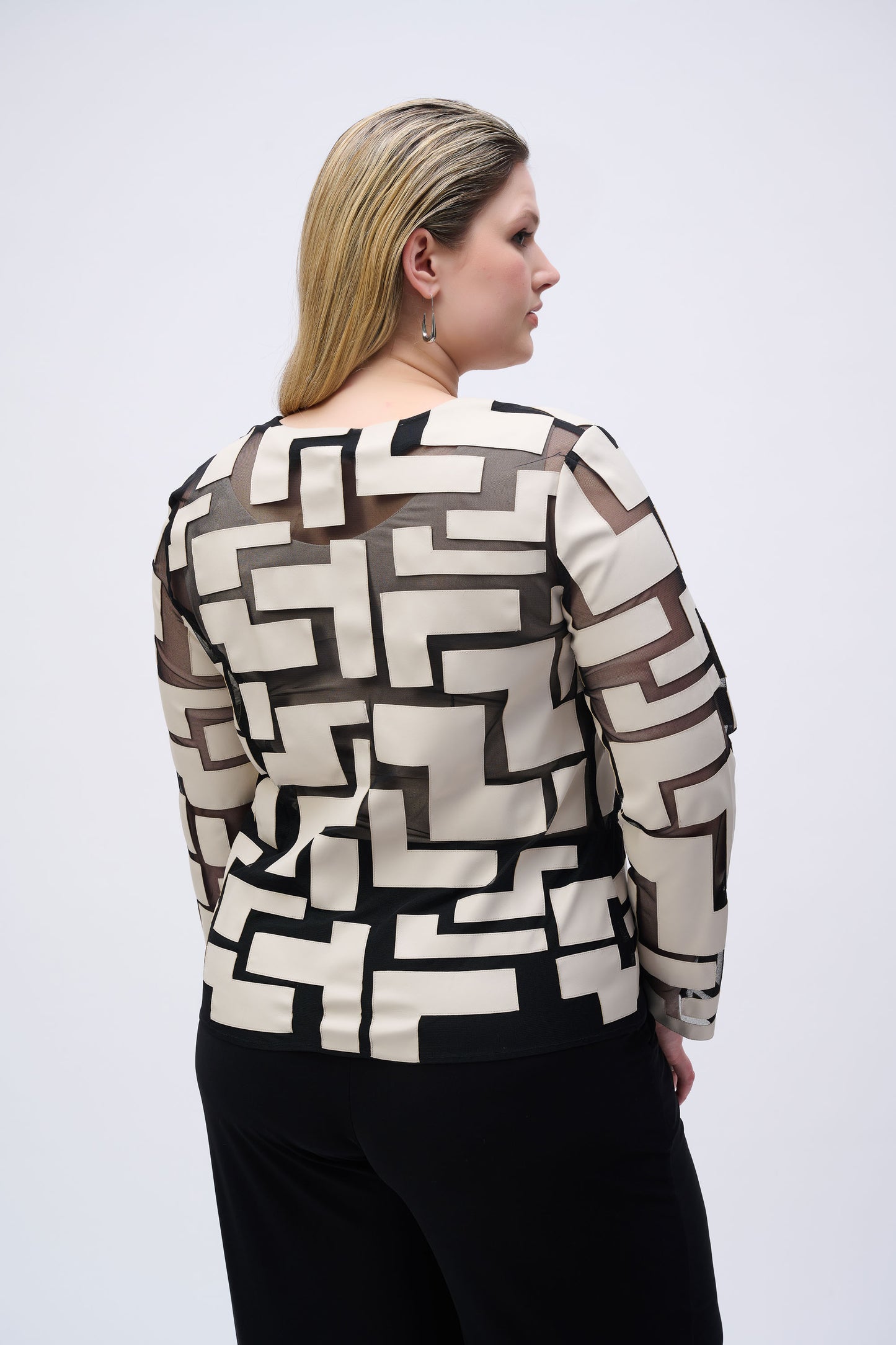 Joseph Ribkoff - Giacca Geometrica Zip - 251932