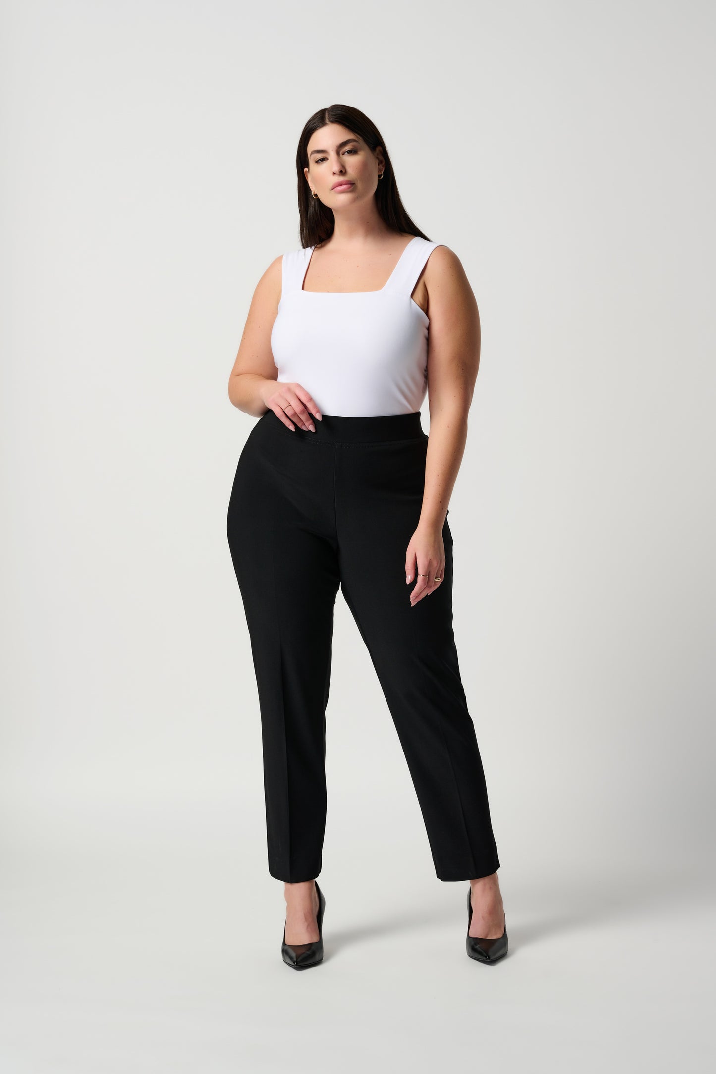 Joseph Ribkoff - Pantalone Nero Straight Leg Essenziale - 9431148