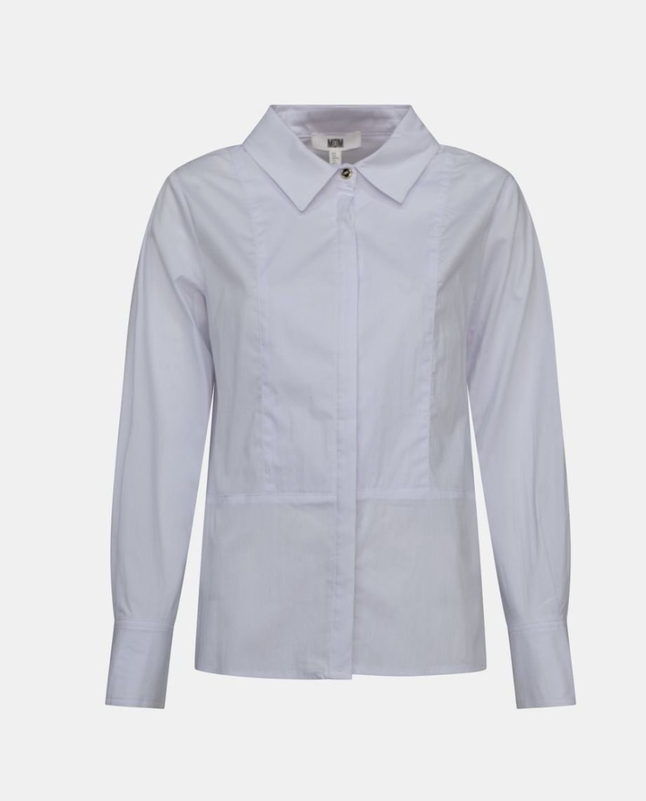 Mdm - Blusa Fluida Bianco Ottico - 9604735