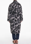 Alessia Santi - Cappotto Texturizzato Nero Grigio - 9912407