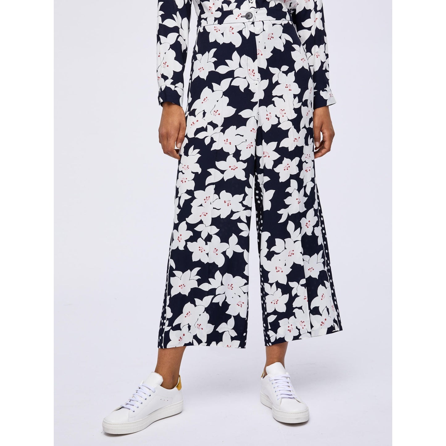 Emme Marella - Pantalone Cropped Fantasia - DECIBEL