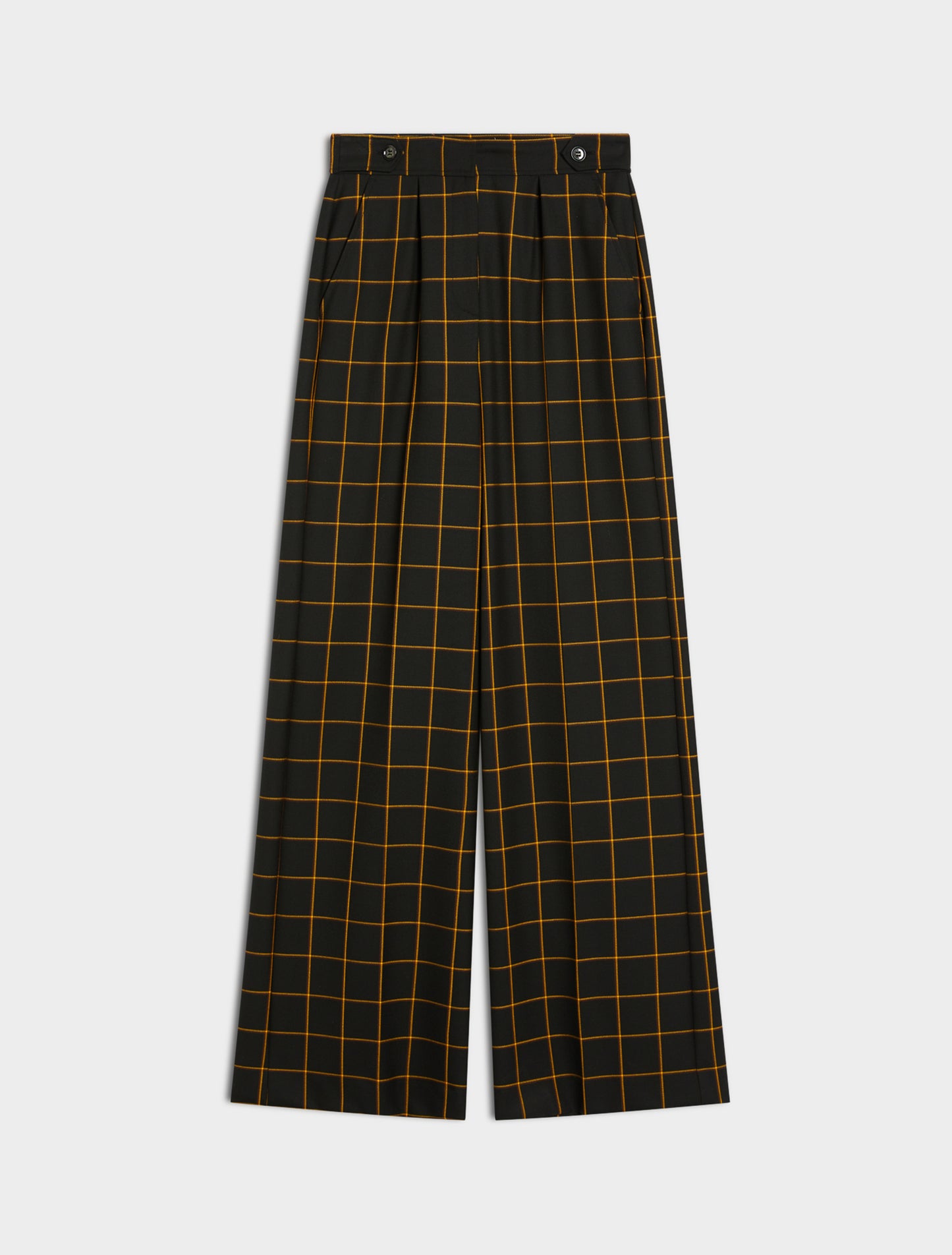 iBlues - Pantalone Wide Leg Nero - CALESSE