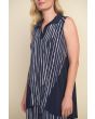 Joseph Ribkoff - Top Night Blue & White - 212088