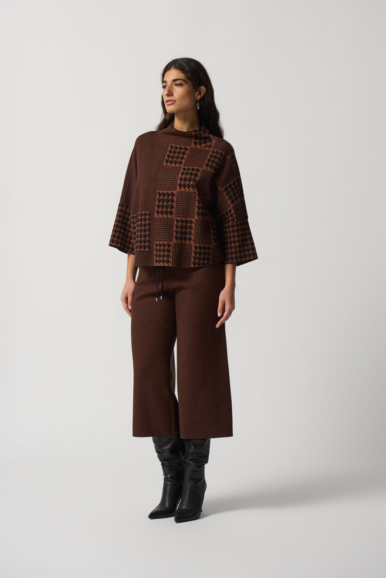 Joseph Ribkoff - Maglia Jacquard Pied-de-Poule - 233903
