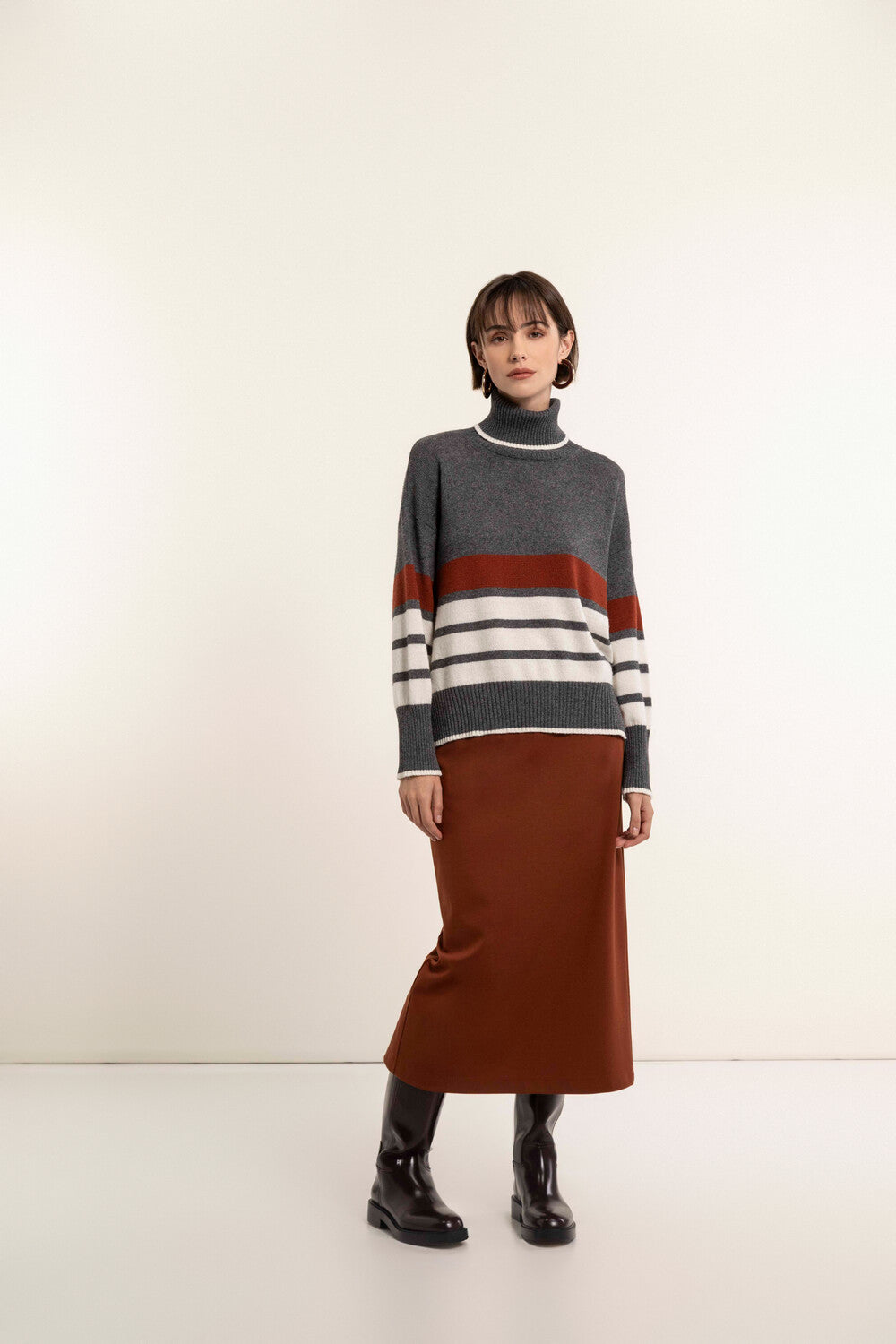 Maria Bellentani - Dolcevita Rebecca Antracite Tabasco - N3360561