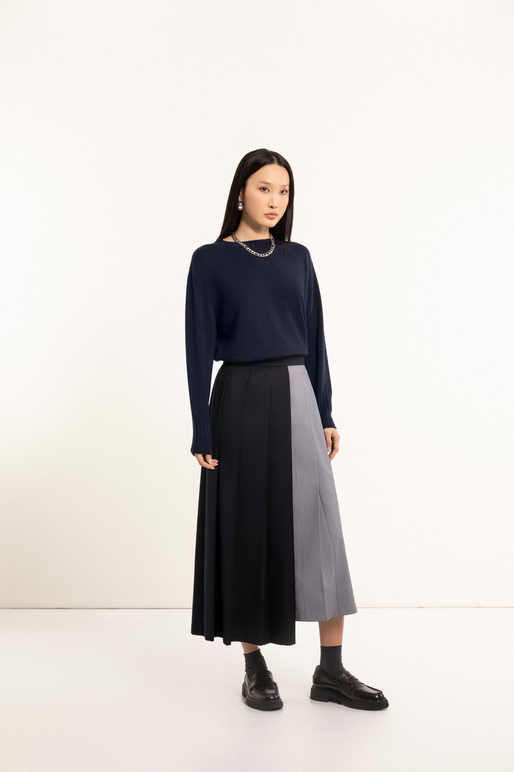 Maria Bellentani - Maglia Crewneck Essential Color Latte - N9003211