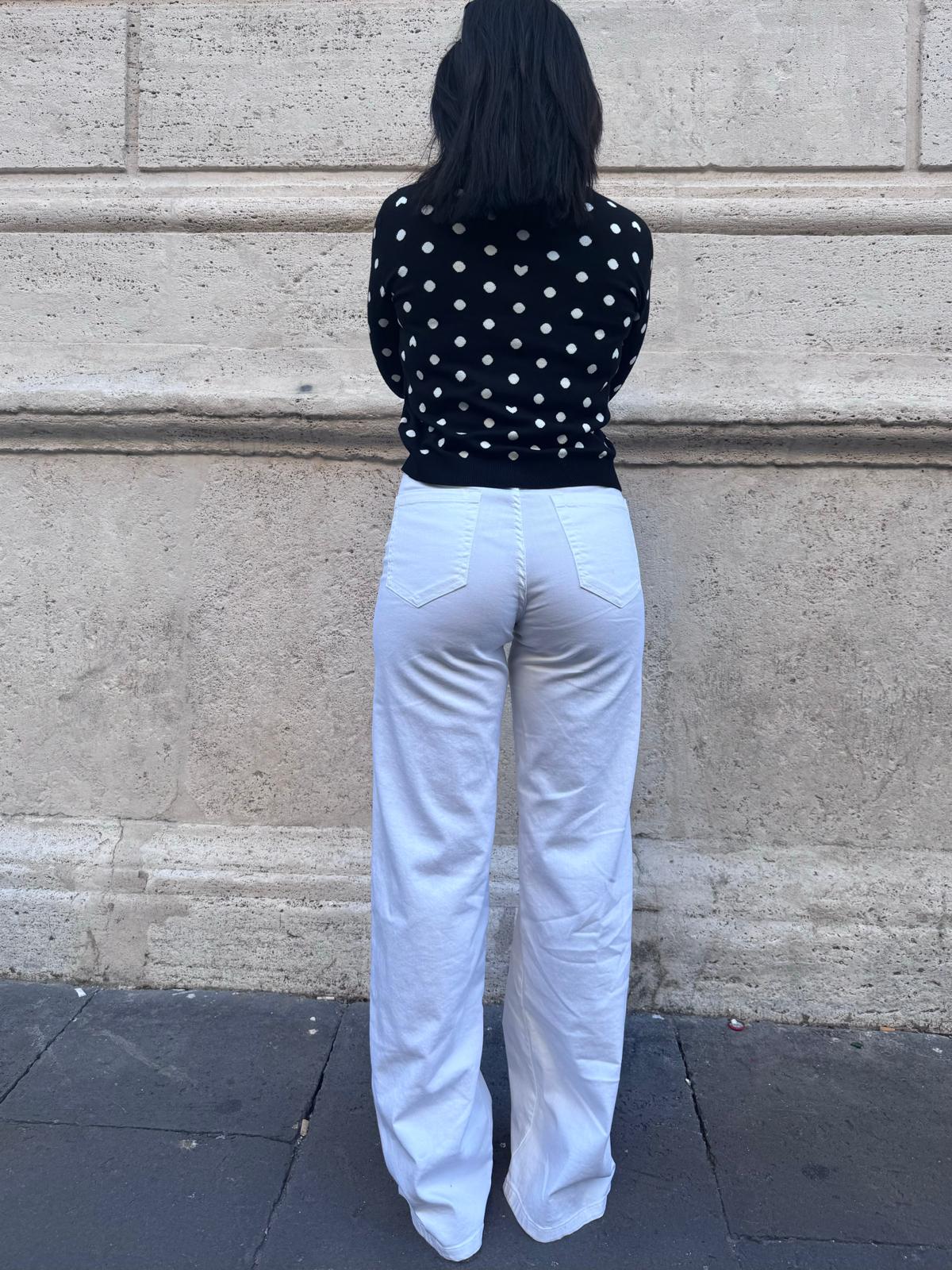 iBlues - Pantalone Stretch Bianco - NILLY