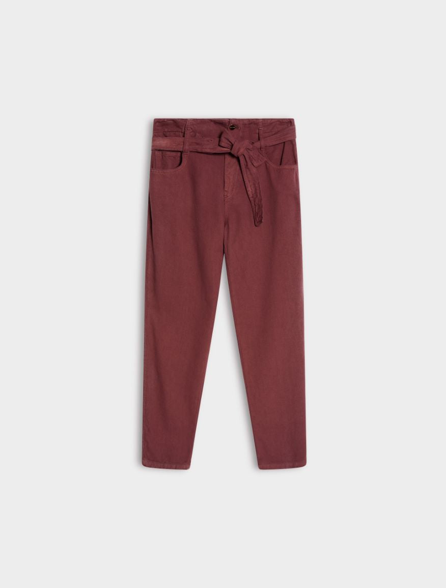 iBlues - Pantalone Carrot Fit Mauve - COBEA