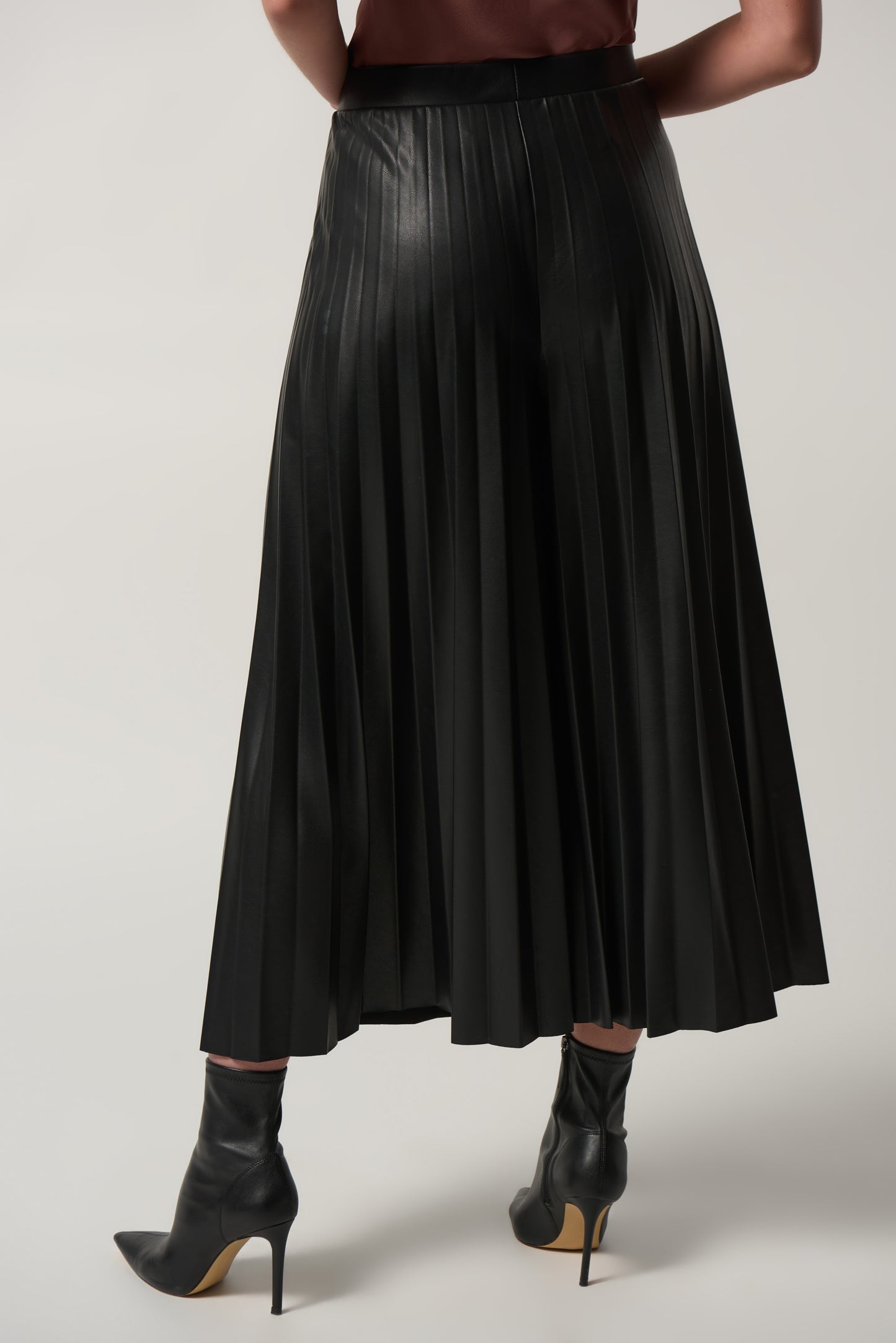 Joseph Ribkoff - Culotte Plissettata Effetto Pelle - 233109