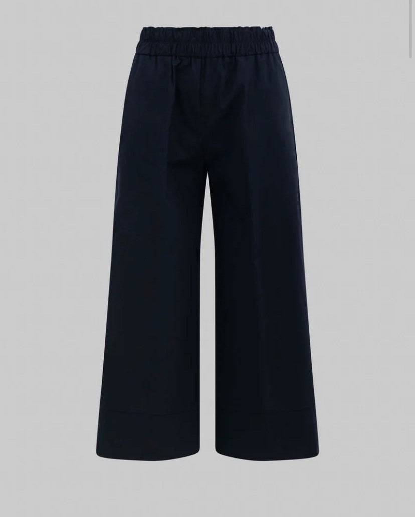 Maria Bellentani - Pantalone Popeline Caffè - RUFFLED
